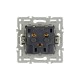 Розетка с заземлением, без рамки Arlight 43739 SCT