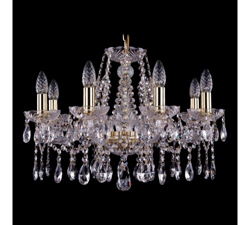 Подвесная люстра Bohemia Ivele Crystal 1413/8/200/G 1413 Подвесная люстра Bohemia Ivele Crystal 1413/8/200/G 1413