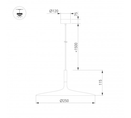 Подвесной светильник Arlight 035931 FIORE Подвесной светильник Arlight 035931 FIORE