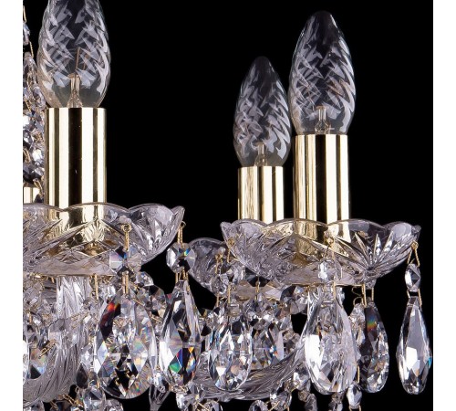 Подвесная люстра Bohemia Ivele Crystal 1413/8/200/G 1413 Подвесная люстра Bohemia Ivele Crystal 1413/8/200/G 1413
