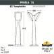 Наземный низкий светильник Fumagalli 2N1.613.020.LYF1R Germana