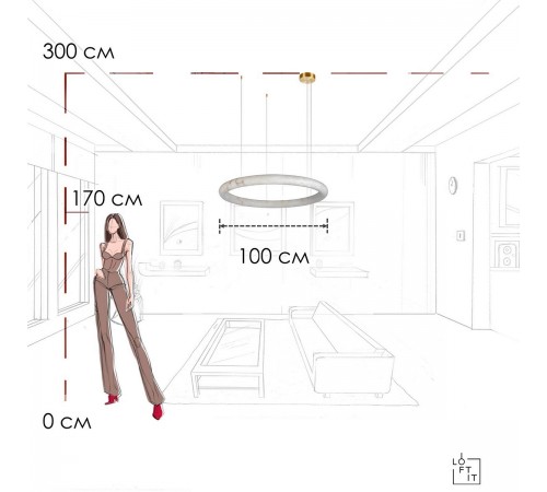 Подвесной светильник Loft it 10407/1000 Oslo Подвесной светильник Loft it 10407/1000 Oslo