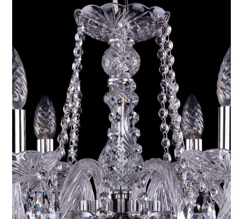 Подвесная люстра Bohemia Ivele Crystal 1402/6/195/Ni 1402 Подвесная люстра Bohemia Ivele Crystal 1402/6/195/Ni 1402