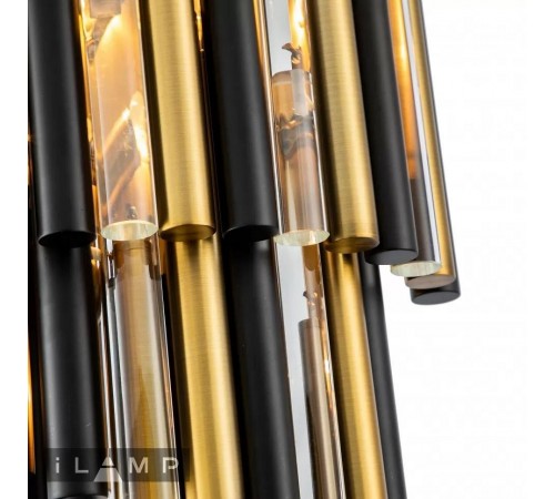 Накладной светильник iLamp 097B-3 MBR+BK Tribeca Накладной светильник iLamp 097B-3 MBR+BK Tribeca