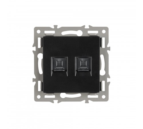 Розетка двойная RJ-12 и Ethernet RJ-45, без рамки Arlight 45337 SCT