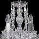 Подвесная люстра Bohemia Ivele Crystal 1411/8/160/Ni 1411