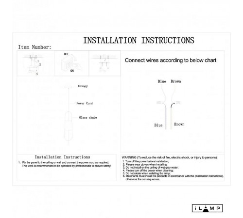 Подвесной светильник iLamp 8121P SM Drop Подвесной светильник iLamp 8121P SM Drop