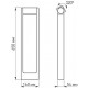 Наземный высокий светильник Arlight 020345(1) Frame rotary