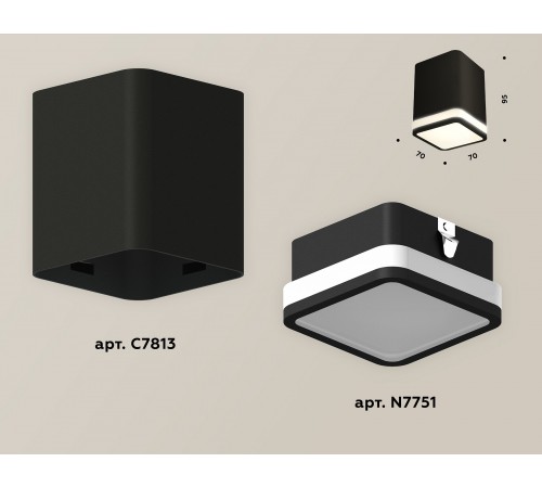 Накладной светильник Ambrella Light XS7813020 XS Накладной светильник Ambrella Light XS7813020 XS