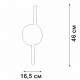 Бра Vitaluce V3041-0/2A V3041