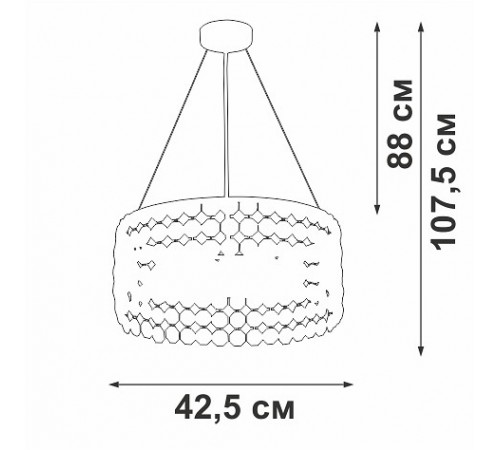 Подвесной светильник Vitaluce V5329-8/6S V5329 Подвесной светильник Vitaluce V5329-8/6S V5329
