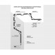 Накладка декоративная для блока питания Italline IT09-9024 black IT09