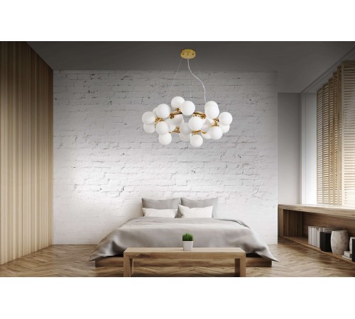 Подвесная люстра LUMINA DECO LDP 6033-25 GD Marsiada Подвесная люстра LUMINA DECO LDP 6033-25 GD Marsiada