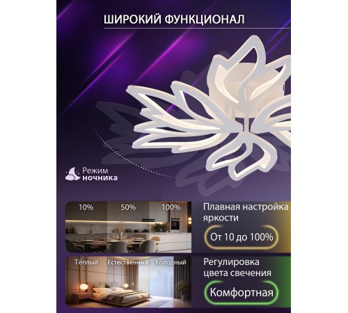 Потолочная люстра Natali Kovaltseva LED LAMPS 81118/5C RIF Потолочная люстра Natali Kovaltseva LED LAMPS 81118/5C RIF