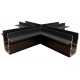 Соединитель X-образный для треков встраиваемых Hesby Lighting 0160 ElDeko