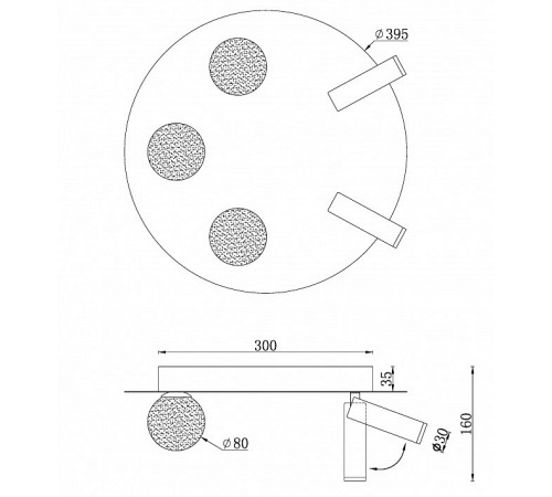Потолочная люстра iLedex D4774-40 SWH Telescope Потолочная люстра iLedex D4774-40 SWH Telescope