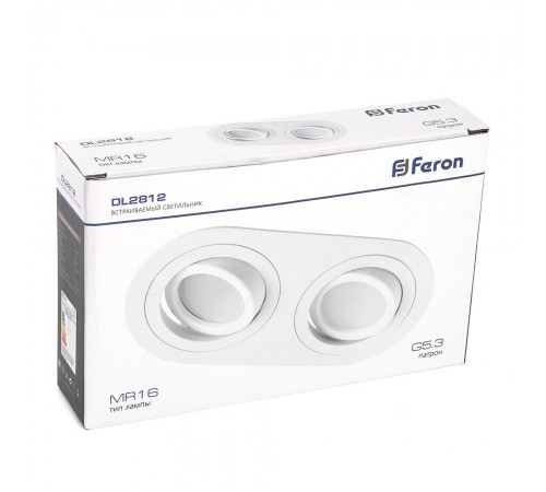 Встраиваемый светильник Feron 48460 DL2812 Встраиваемый светильник Feron 48460 DL2812