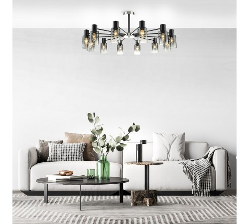 Люстра на штанге Escada 2120/12P Black Diversity Люстра на штанге Escada 2120/12P Black Diversity