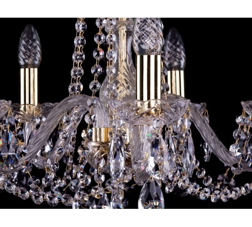 Подвесная люстра Bohemia Ivele Crystal 1402/5/160/G 1402 Подвесная люстра Bohemia Ivele Crystal 1402/5/160/G 1402