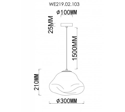 Подвесной светильник Wertmark WE219.02.103 Isola Подвесной светильник Wertmark WE219.02.103 Isola