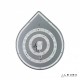 Накладной светильник iLedex 6008W-18W-3000K WH-GL Omega