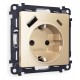 Розетка с заземлением и 2хUSB type A и C, без рамки Ambrella Volt MA610010 Quant