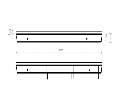 Основание Nowodvorski 8556 Cameleon Canopy C 780 BL Основание Nowodvorski 8556 Cameleon Canopy C 780 BL