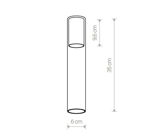 Плафон Nowodvorski 8540 Cameleon Cylinder L TR/BS Плафон Nowodvorski 8540 Cameleon Cylinder L TR/BS