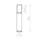 Плафон Nowodvorski 8540 Cameleon Cylinder L TR/BS