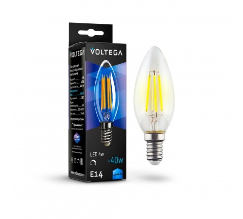 Лампа светодиодная Voltega 8461 Candle dim 5W Лампа светодиодная Voltega 8461 Candle dim 5W
