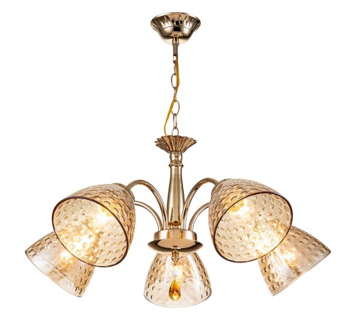 Подвесная люстра Escada 658/5PL Gold Freesia Подвесная люстра Escada 658/5PL Gold Freesia