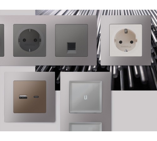 Рамка на 5 постов Ambrella Volt AF220505 Techno Рамка на 5 постов Ambrella Volt AF220505 Techno
