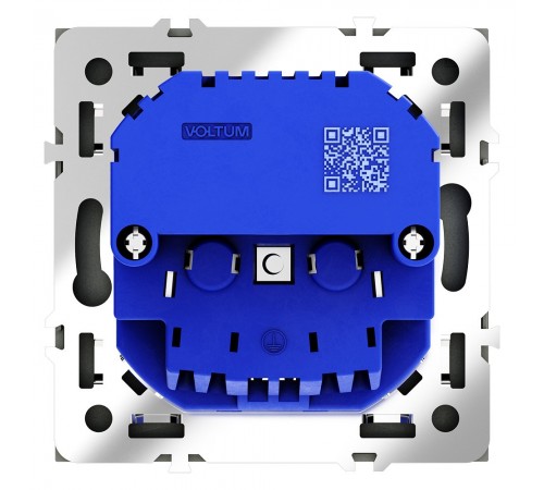 Розетка с заземлением и со шторкой и 2хUSB type A, без рамки Voltum VLS040407 S70 Розетка с заземлением и со шторкой и 2хUSB type A, без рамки Voltum VLS040407 S70