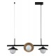 Подвесной светильник Indigo 10015/4P Black Corazza