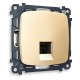 Розетка Ethernet RJ-45 и со шторками, без рамки Ambrella Volt MO612010 Quant