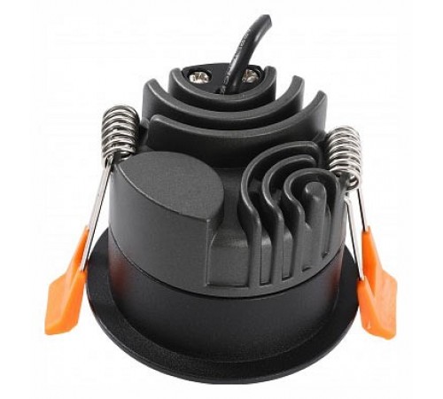 Встраиваемый светильник iLedex Technical 107-7W-D64-3000K-24DG-BK Mars