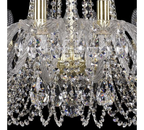 Подвесная люстра Bohemia Ivele Crystal 1402/16/300/G 1402 Подвесная люстра Bohemia Ivele Crystal 1402/16/300/G 1402