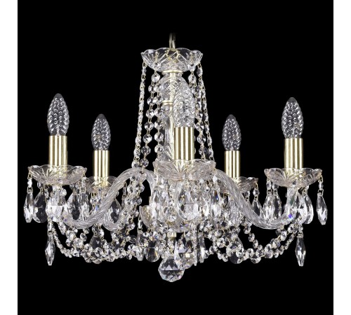 Подвесная люстра Bohemia Ivele Crystal 1402/5/160/G 1402 Подвесная люстра Bohemia Ivele Crystal 1402/5/160/G 1402