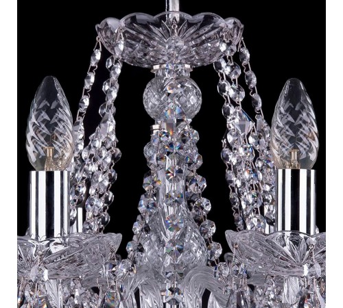 Подвесная люстра Bohemia Ivele Crystal 1413/8/200/Ni 1413 Подвесная люстра Bohemia Ivele Crystal 1413/8/200/Ni 1413