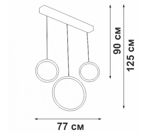 Подвесной светильник Vitaluce V3050-1/3S V3050 Подвесной светильник Vitaluce V3050-1/3S V3050
