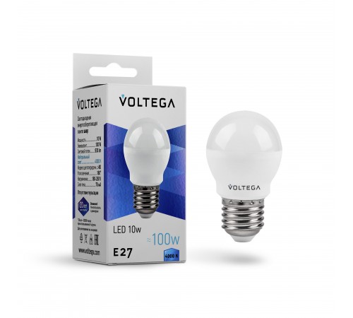 Лампа светодиодная Voltega 8456 Globe 10W Лампа светодиодная Voltega 8456 Globe 10W