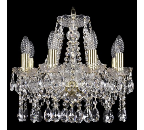Подвесная люстра Bohemia Ivele Crystal 1413/8/141/G 1413 Подвесная люстра Bohemia Ivele Crystal 1413/8/141/G 1413