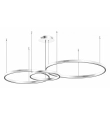 Подвесной светильник Kink Light 08223,01PA(4000K) Тор