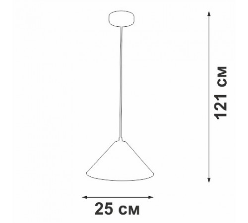 Подвесной светильник Vitaluce V2925-0/1S V2925 Подвесной светильник Vitaluce V2925-0/1S V2925