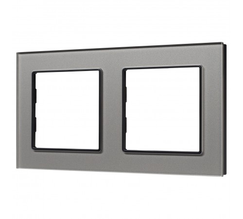 Рамка на 2 поста Arlight 43798 GLARE Рамка на 2 поста Arlight 43798 GLARE