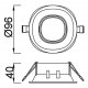 Встраиваемый светильник Mantra C0161 Comfort Gu10