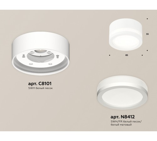 Накладной светильник Ambrella Light XS8101017 XS Накладной светильник Ambrella Light XS8101017 XS
