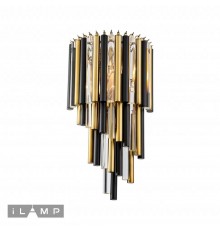 Накладной светильник iLamp 097B-3 MBR+BK Tribeca