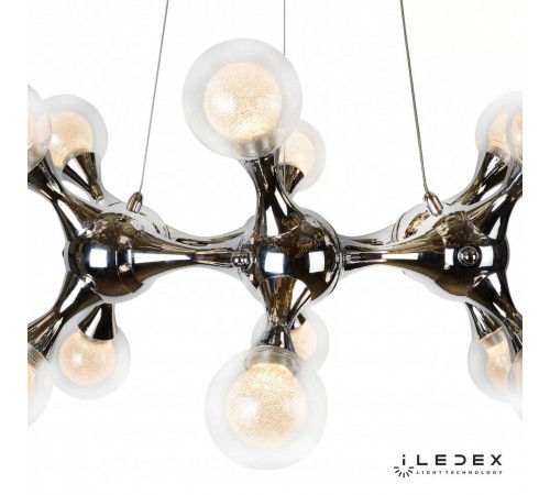 Подвесная люстра iLedex C4465-12R CR Blossom Подвесная люстра iLedex C4465-12R CR Blossom