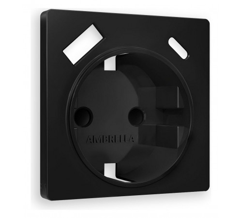 Накладка для розетки с заземлением и со шторками и 2хUSB type A и C Ambrella Volt AP8100 Quant Накладка для розетки с заземлением и со шторками и 2хUSB type A и C Ambrella Volt AP8100 Quant
